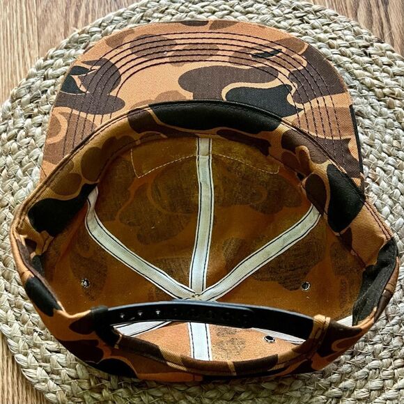 𝅺Vintage Camouflage Champion Motor Graders SnapBack Hat - Picture 6 of 11